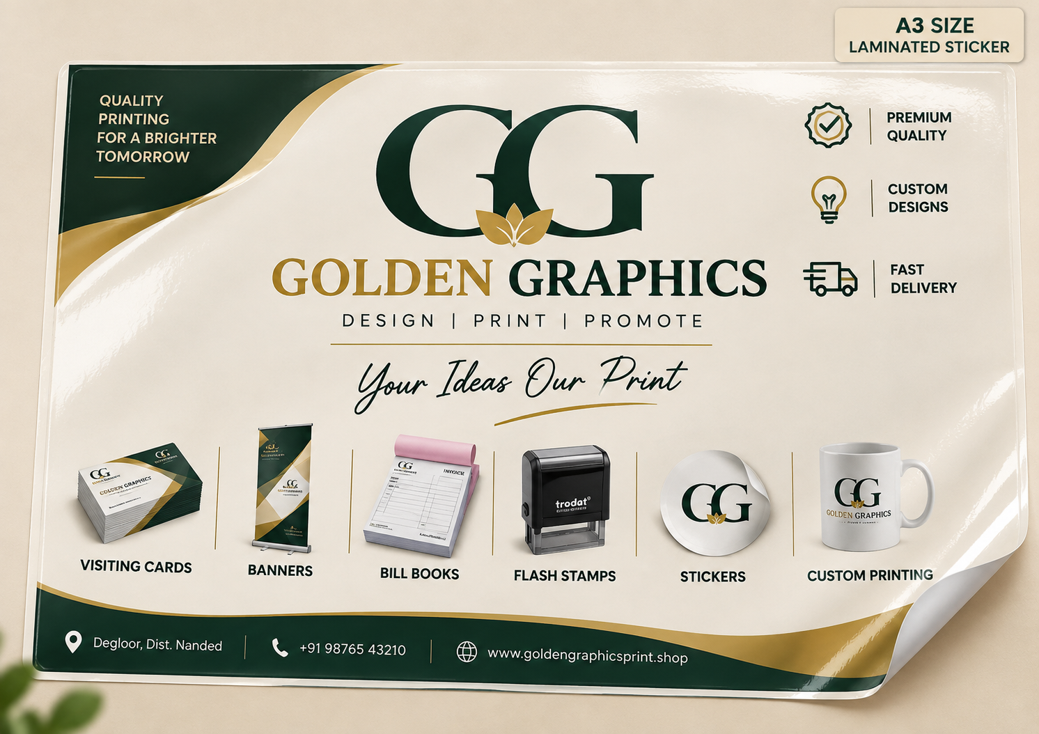 Golden Graphics printing products